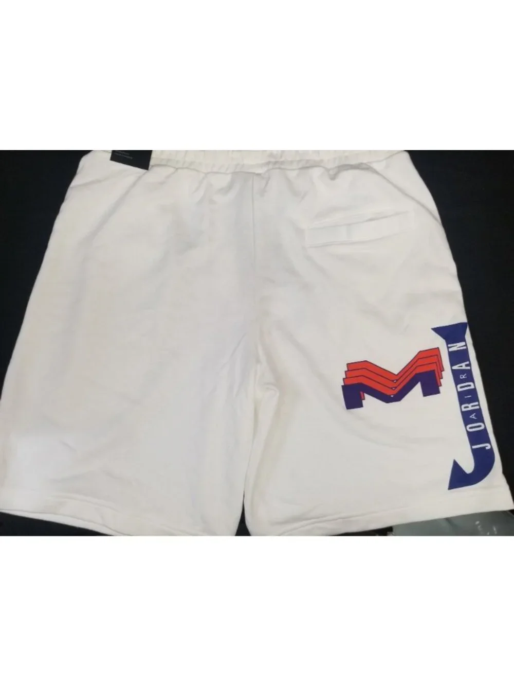 Nike Men's Jordan Fleece Shorts 23 Jumpman Logo Size M White NEW WITH TAGS!